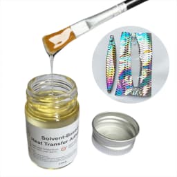 Heat Transfer Set Adhesive for Hot Stamping Foil Fishing Lure Bait Lures Glue Thermal Resin Epoxy UV Varnish and Diluent Thinner