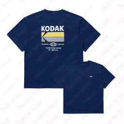 KODAK Spring/Summer 2026 New Versatile Print T-Shirt Unisex Crew Neck Short-sleeved Retro Street Y2K Casual Fashion Tops Cloths