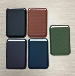 New Techwoven Magnetic Card Holder Leather Wallet Case For Magsafe iPhone 17 16 Pro Max Samsung S25 S26 Ultra Macsafe Card Slots