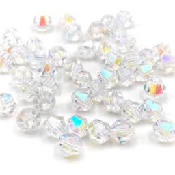 Faceted Austria 3 4 6mm Bicone Crystal Beads Spacer Glass Beads for Bracelet Necklace DIY Jewelry Making