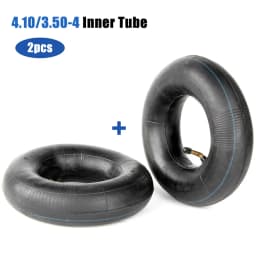 4.80/4.00-8, 4.10/3.50-4 Inner Tubes with Bent Valve, for Wheelbarrows, Lawn Mower, Garden Carts, Yard Trailers, Trolleys