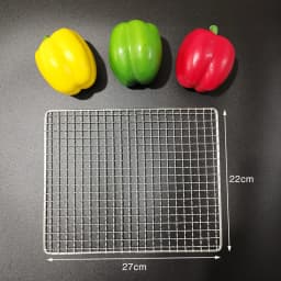 Stainless Steel 304 Food Grade 15-70CM Rectangle BBQ Barbecue Grill Wire Grid Mesh Net