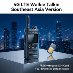 Global ZELLO Walkie Talkie Network 5000KM 3G 4G Radio WiFi 100KM Bluetooth GPS