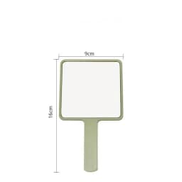 Eyelash Extension Handheld Makeup Mirror Square Makeup Vanity Mirror with Handle Hand Mirror SPA Salon Compact Mirrors