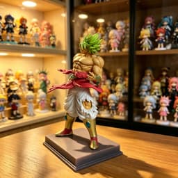 Dragon Ball Handmade Broken Circle Brolli GK Super Saiyan Statue Anime Trendy Play Desktop Model Pendulum