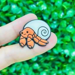New 1-12pcs Cartoon Deep Sea Fish Turbot Hermit Crab Whale Starfish PVC Shoe Charms Sandals Shoes Decoration Slipper Accessories