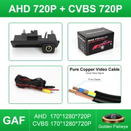 AHD 1080P 170° Car Rear View Trunk Handle Camera For Volkswagen VW Passat Golf Polo B6 B7 Jetta Tiguan Touareg Audi A3 A4 A5 A6