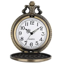 Vintage Paris Eiffel Tower Notre Dame Design Quartz Pocket Watch LE LOUVRE Necklace Pendant Art Souvenir Clock for Men Women