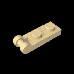 MOC PARTS Bricks GDS-646 PLATE 1X2 W/SHAFT 3.2 compatible with lego 60478 children's toys Assembles Building Blocks Technical