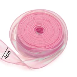 1 Meter Silk Ribbon Organza Satin For DIY Craft Gift Jewelry Packaging Decoration Wedding Bouquets Wreath Sewing Supplies