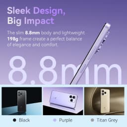 [Ship From UK] Cubot A40 Android 15 Smartphone 12GB(4+8) 256GB 6,88'' 120Hz Telephone Portable 5100mAh NFC/GPS 4GMobile Phones