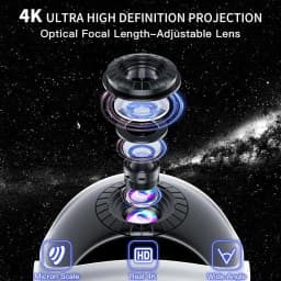 Astronaut Starry Sky Projector Night Light Nebula Ceiling Galaxy LED Lights for Bedroom Playroom Decorative Home Theaters Rooms