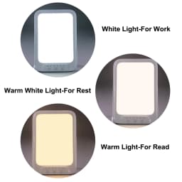 Sad Therapy Lamp Bionic Sunlight Daylight Lamp 20000 Lux Cool & Warm Light Against Depression 3 Light Color 10 Brightness Levels
