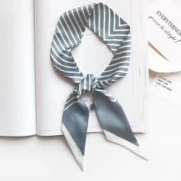 ins small silk scarf simple stripe women's for Women, Kawaii Aesthetic Hairband Style, Daily Office Party Holiday Gift Trendy
