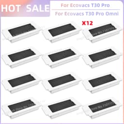 Fit For Ecovacs T30 Pro Omni / T30 OMNI, Ecovacs T30e Pro, YEEDI M12 ULTRA PLUS/M12 Pro+ Parts Brush Filter Bag Mop Cloth