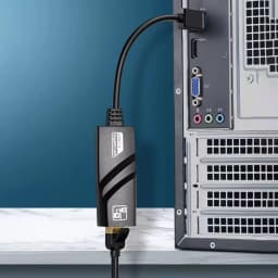10/100/1000Mbps USB 3.0 Wired Network Card USB to RJ45 Type C to RJ45 LAN Ethernet Adapter for PC Macbook Windows Laptop Game