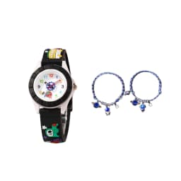 1pc/2pcs-Fun Cartoon Car-Themed Kids' Watch - Cute Quartz Analog With Pvc Strap For Boys & Girls, Perfect Gift,Christmas present