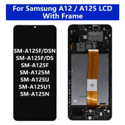 6.5" OEM For Samsung A12 LCD SM-A125M Display Touch Screen Digitizer For Samsung A125 LCD SM-A125F SM-A125U Display Replace Part