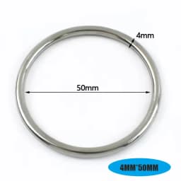 2/5Pcs 15-50mm Stainless Steel O D Ring Buckles Handbag Strap Connector Rings Leather Craft Clasp Carabiner Belt Hook Bag Parts