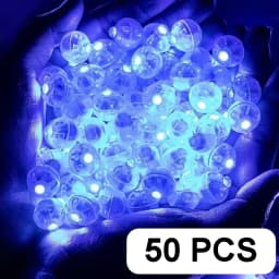 50/100 Pcs LED Balloon Lights Mini Round Ball Balloon Night Light LED Flash Lamp for Paper Lanterns Wedding Party Decorations