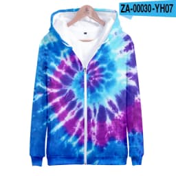 Colorful Spiral Dizzy Pattern Hoodie Men Women Optical Illusion Hoodies Sweatshirt Harajuku Tie Dye Jacket Coat Clothes