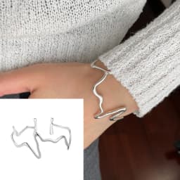 New 925 Sterling Silver Metallic Belt Vintage Punk Bracelet Bangle For Woman Girl Fashion Jewelry Gift Dropship Wholesale