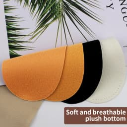 1Pair PU Leather Sew-on Oval Elbow Knee Patches DIY Repair Sewing Appliques Used for Alterations Repair Decoration on Clothing