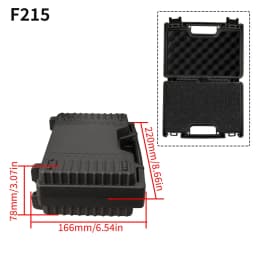 1pc Multi-Functional Portable Equipment Case with Sponge Protective Hardware Shell Tool Carrying Storage Box for Drones,Tools