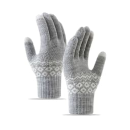 New Touchable Screen Winter Gloves Warm Knitted Touch Screen Gloves Full Finger Windproof Cold Proof Gloves Outdoor Sports