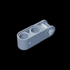 MOC PARTS GDS-936 Technical, Axle and Pin Connector Perpendicular 3L with 2 Pin Holes compatible with lego 42003 Assembles