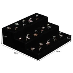 Jewelry Organizer Ring Watch Display Tray Bracelet Display Watch Pillow Decoration 3Layers Jewrlry Display Stand Watch Pallet
