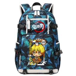 Demon Slayer Anime School Bag Large Capacity Lightweight Student Backpack for Kids Boys Girls Daily Use