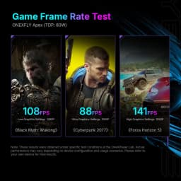 OneXPlayer Apex Air Intel Arc G3 Extreme Handeld Game Console 8-Inch 120Hz LCD Display 32GB 1TB Gaming Laptop Fingerprint Unlock