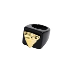 2024 New Trendy Geometric Square Round Resin Acrylic Chunky Rings for Women Girls Punk Style Knuckle Flower Rings Jewelry