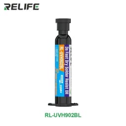 RELIFE RL-UVH902 10CC 3S Nano Solder Mask for Mobile Phone Repair Jumping Wire UV Quick Dry Curing Welding Paste Flux Oil