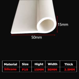 1/5Meter 9 Shape Auto Rubber Seals Car Door high temperature Oven Steam Doors Window Silicone P-Type Weather Strip