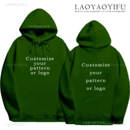 Customized Print Personalized Hoodie Warming and Comfort Sweatshirt Student Casual Custom Printed Text DIY Hoodie Fashion