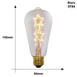 E27 Retro Edison Bulb 220V 40W ST64 G80 G95 G125 Ampoule Vintage Edison Bulb Incandescent Lamp Home Decor Filament Light Bulb