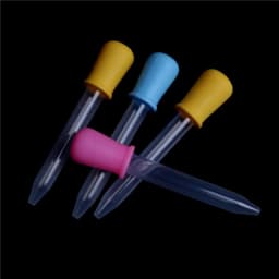 2pc 5ml Small Silicone Plastic Feeding Medicine Liquid Eye Pipette Dropper For Silicone Mold UV Epoxy Resin Craft Jewelry Making