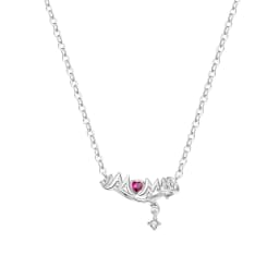 2026 Original 925 Sterling Silver Planet Necklace Love Heart Zircon Inlaid Romantic Fashion Fine Jewelry Party Gifts for Women