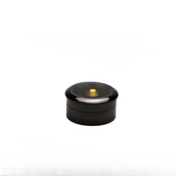 Jewelry Storage Box Gemstone Box Metal Plating Transparent Round Rotating Surface Bare Stone Color Diamond Display Box