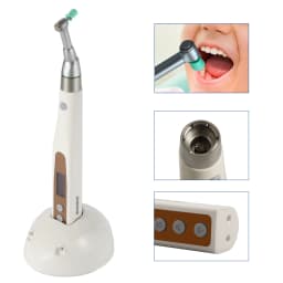 Dental Cordless Electric Hygiene Prophy With LCD Screen 4:1 Contra angle/Nose Cone Handpiece/Prophy Angles/Polish Cups