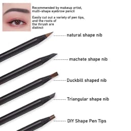 1PCS Eyebrow Pencil Waterproof Microblading Eyebrow Pen Tattoo Eyebrows Makeup 5 Colors Natural Long Lasting Eye Brow Pencil 