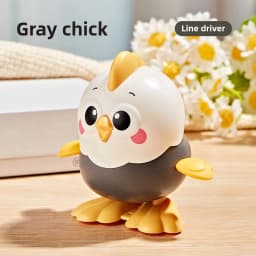 Cute Wind Up Chick Toy No Battery Needed Baby Crawling Educational Clockwork Safe Sensory Toy for Infant Toddler Kids Gift