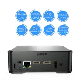 GK3 Plus Intel N100/N150 Quad Core Quad Thread Mini PC Win 11 pro 32GB DDR4 WIFI5 1TB SSD BT4.2 HDMI RJ45 1000M 4K HD Pocket PC