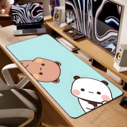 Bubu Dudu Gamer Deskmat Xxl Mouse Pad Anime Computer Table Mat Pc Gaming Accessories Mousepad Large Mats Office Mause Pads Setup