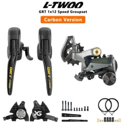 LTWOO GRT Disc 1x12 Speed Hydraulic Disc Brake Gravel Groupset Carbon Alloy Version ZRACE XG Caliper Flat Mount Capable GRX