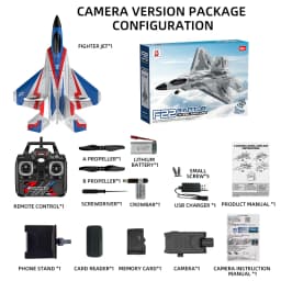 BM31 F22 Brushless RC Fighter 2.4G 4CH Remote Control Airplane EPP Foam Electric Model 490MM Biger Glider Toys for Adults