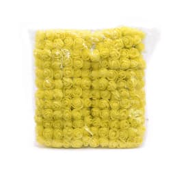 144 Pieces 2cm Foam Mini Teddy Bear of Roses Decorative Home Decor Accessory Wedding Christmas Garland DIY Artificial Flowers