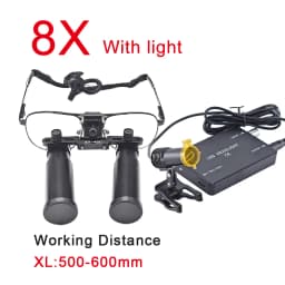 4X 5X 6X 8X 6x Dental Loupes Binnocular Magnifying Glass Medical Magnifier Surgical Loupe Dentist Tools Surgery Dentistry